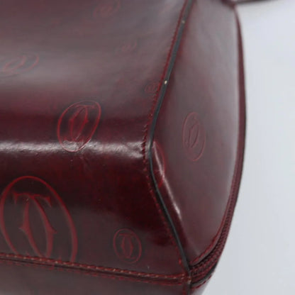 cartier Happy birthday Patent leather, Burgundy, Patent Leather, Backpack
