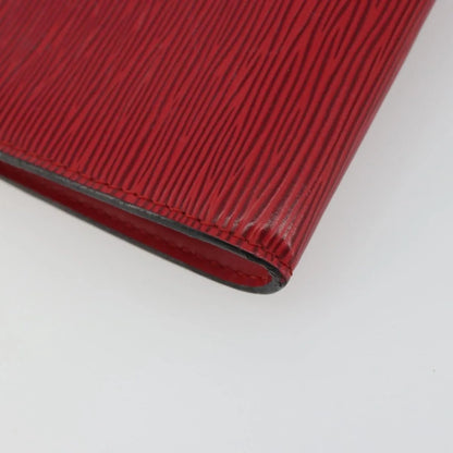 Louis Vuitton Pochette Accessoires Epi, Red, Leather, Clutch