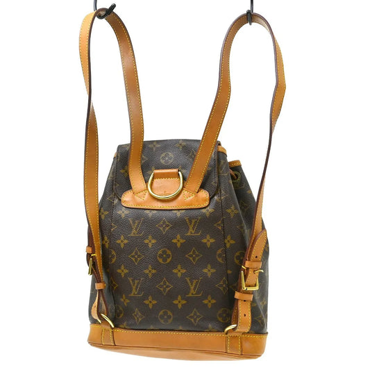 Louis Vuitton Montsouris Monogram Canvas, Brown, Canvas, Backpack