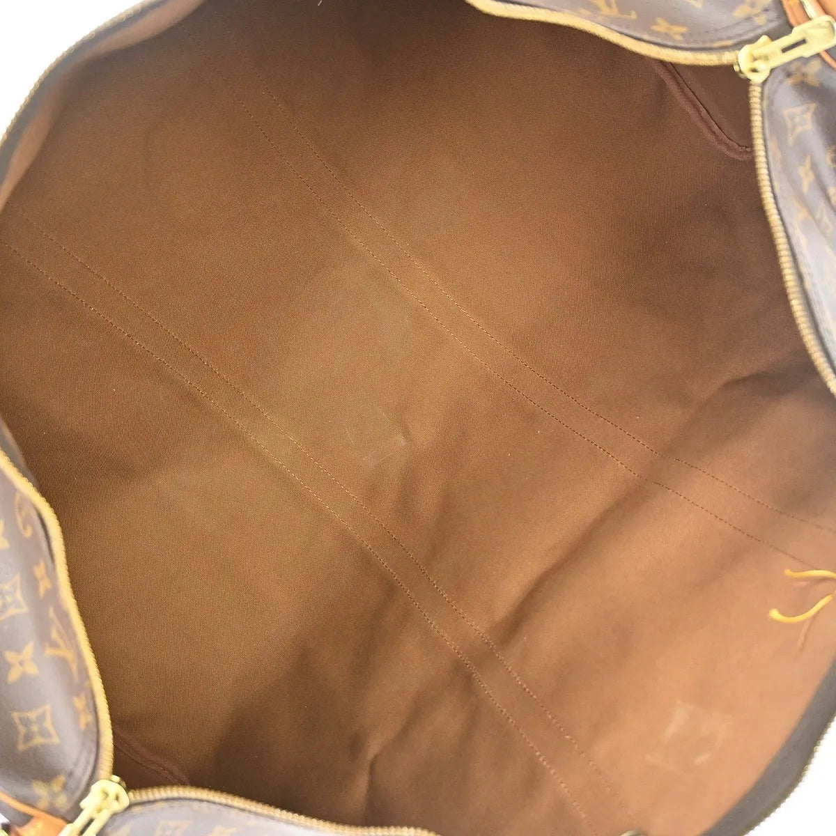 Louis Vuitton Keepall Bandouliere Monogram Canvas, Brown, Canvas, Travel Bag