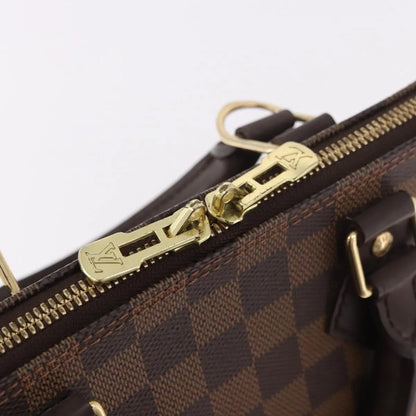 Louis Vuitton Alma Damier, Brown, Canvas, Handbag