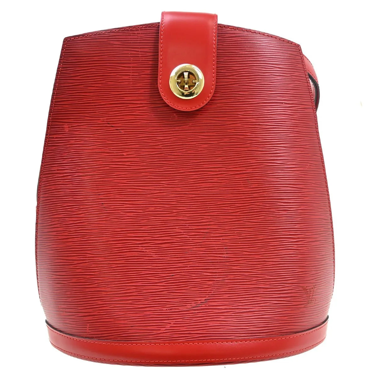Louis Vuitton Cluny Epi Leather, Red, Leather, Shoulder Bag