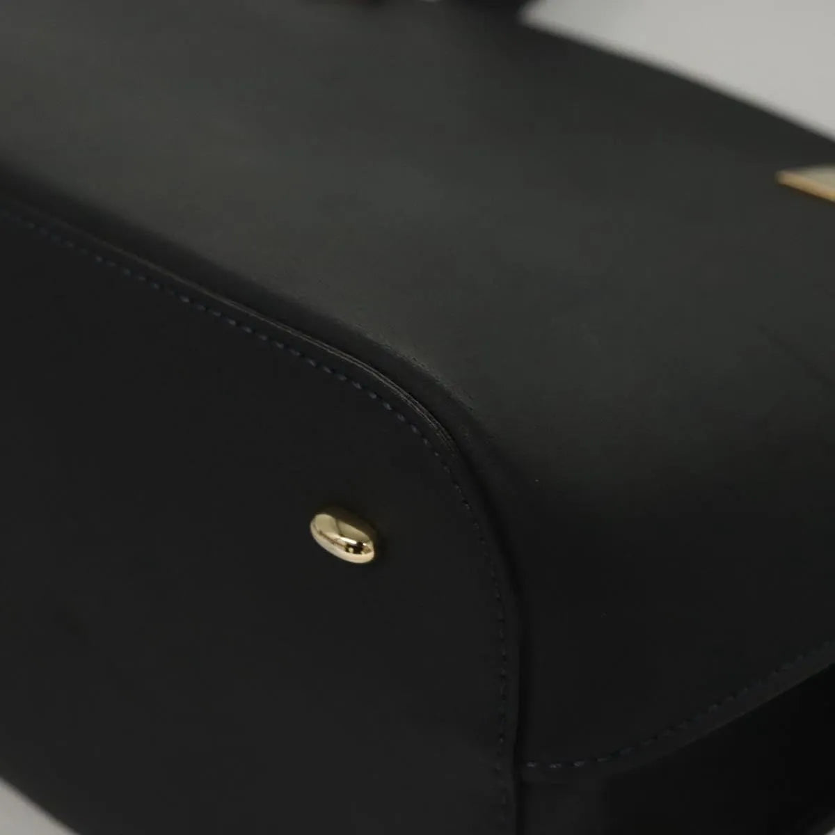 Celine vintage Leather, Navy, Leather, Handbag