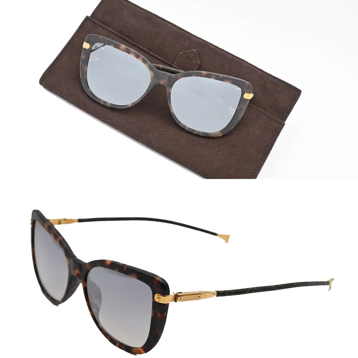 Louis Vuitton Charlotte Plastic, Brown, Plastic, Sunglasses