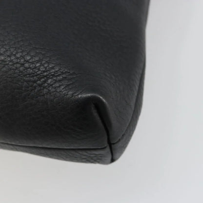Bally Vintage Leather, Black, Leather, Shoulder Bag