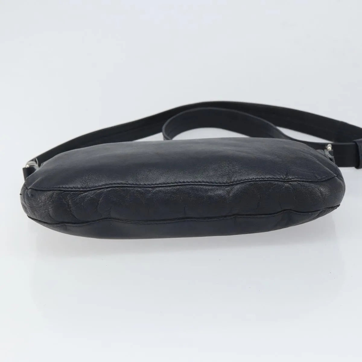 Celine Vintage Leather, Navy, Leather, Shoulder Bag