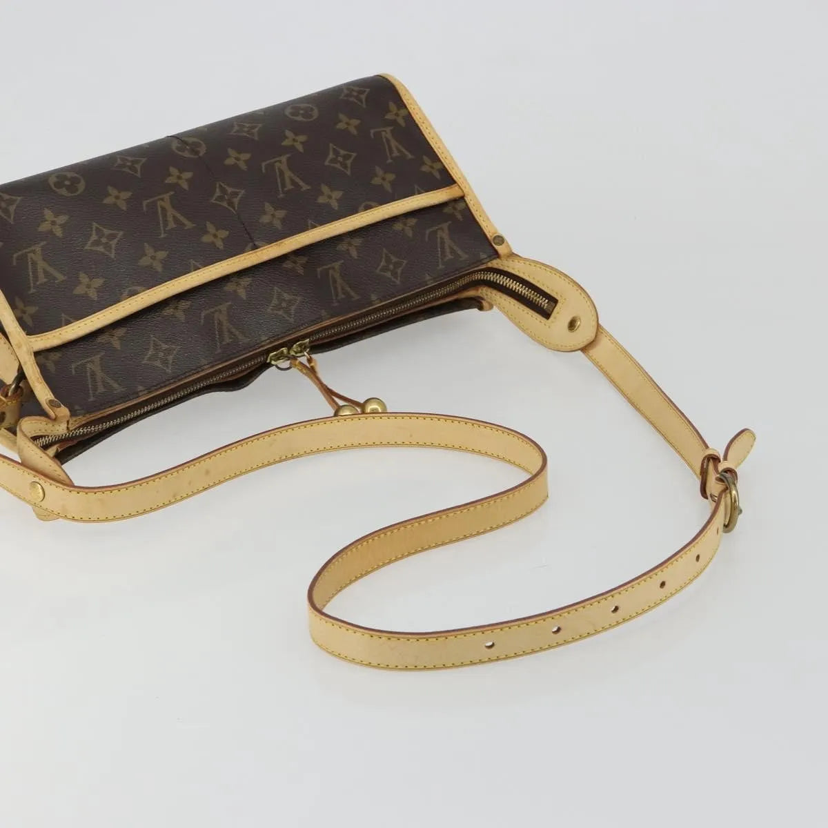 Louis Vuitton Popincourt Monogram Canvas, Brown, Canvas, Shoulder Bag