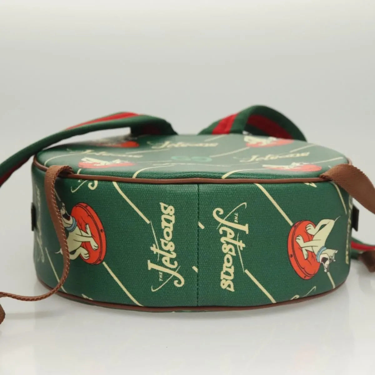 Gucci The Jetsons Web Sherry Line Roun Jetsons Web Sherry Line PVC, Green, PVC, Backpack