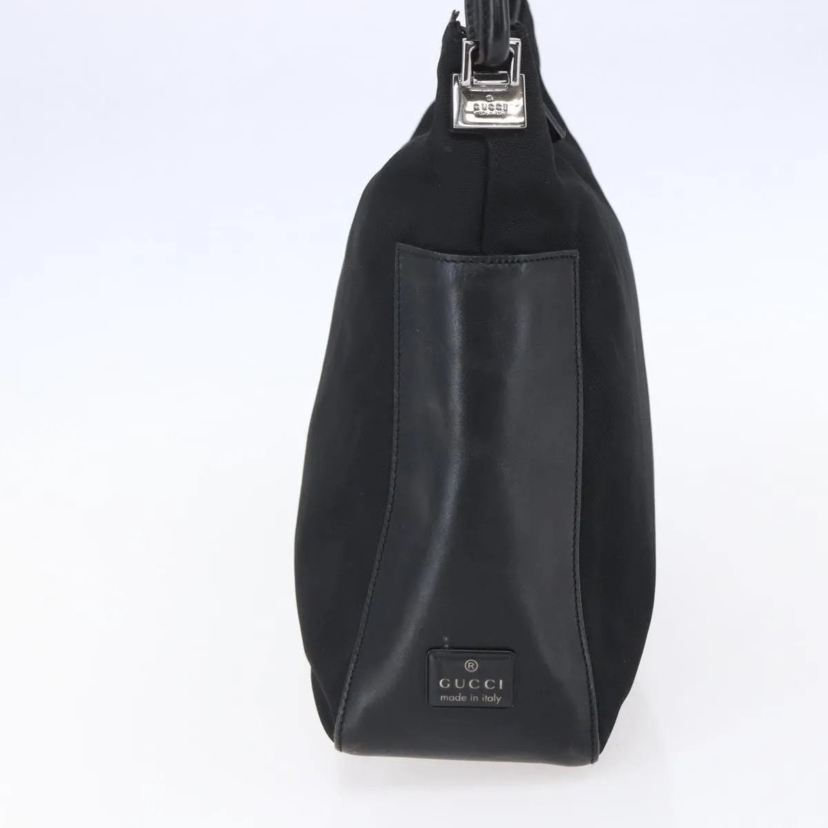 Gucci Vintage GG Canvas, Black, Canvas, Shoulder Bag
