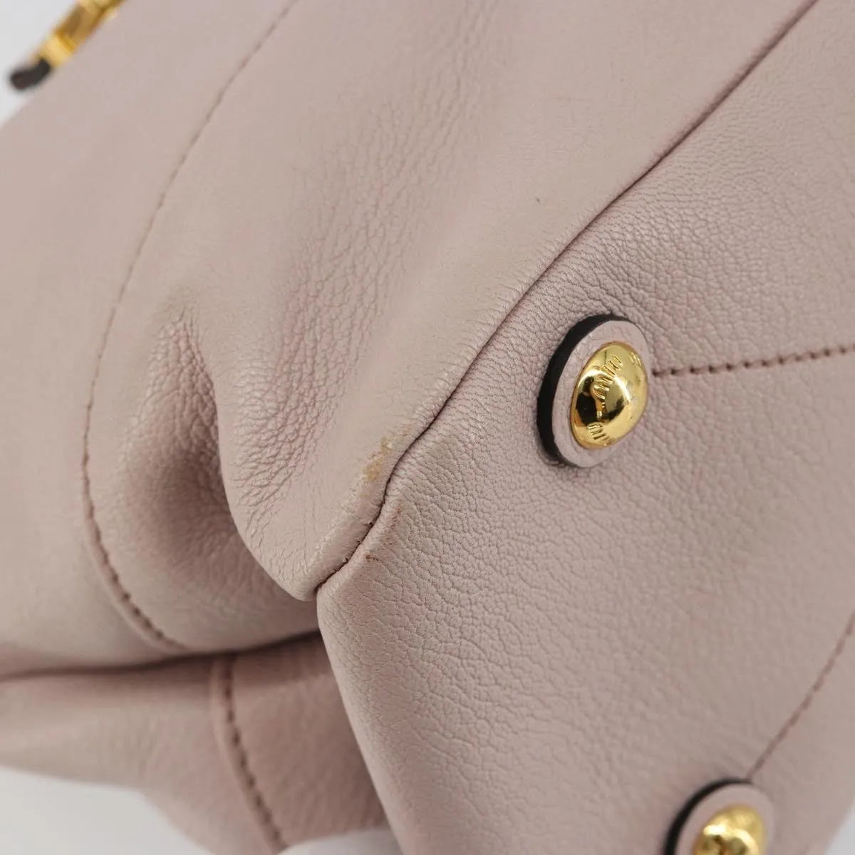 Miu Miu Madras Convertible Hobo Leather, Pink, Leather, Shoulder Bag
