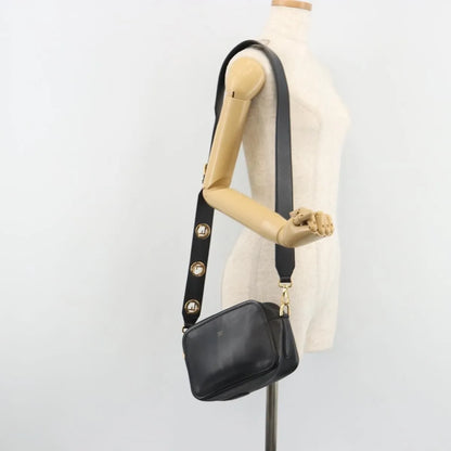Fendi F is Fendi Camera Leather, Navy, Leather, Shoulder Bag