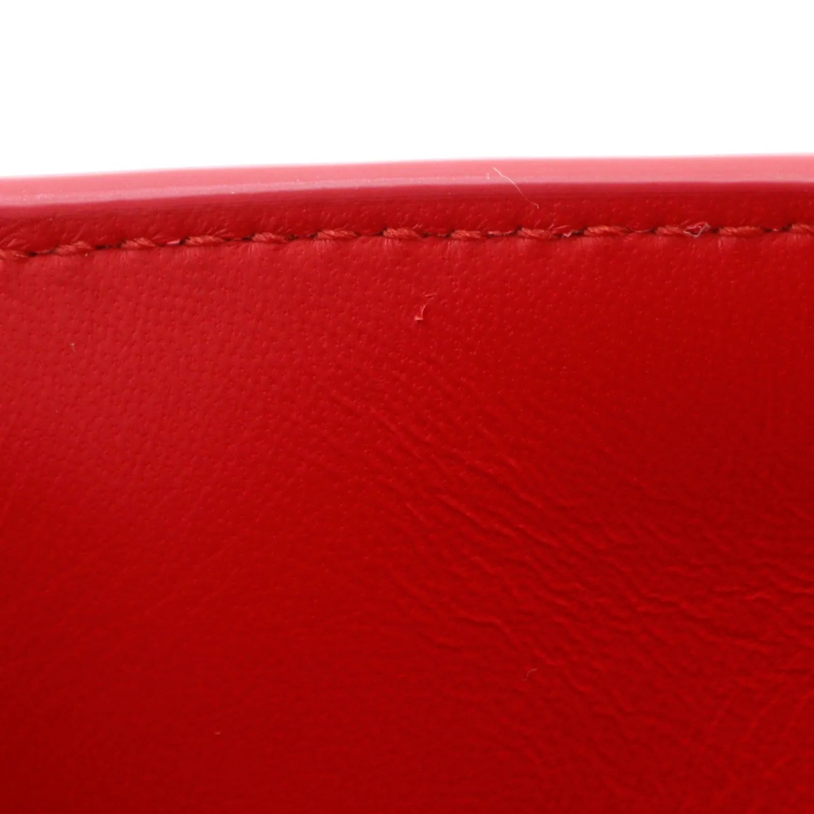 Burberry TB Flap Leather, Red, Leather, Clutch