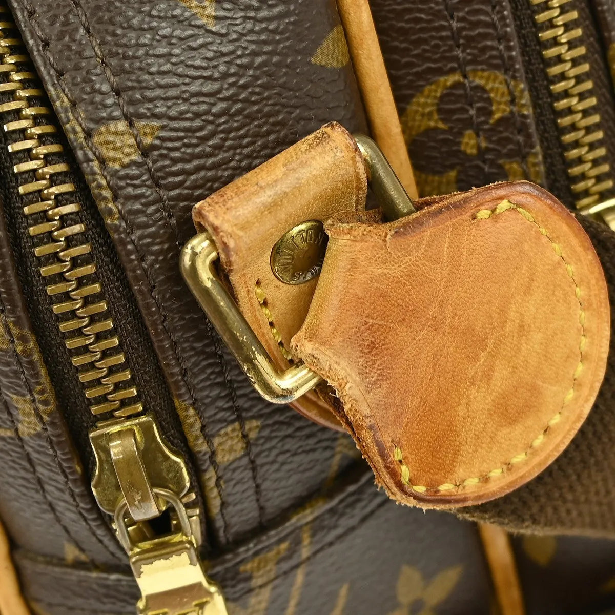 Louis Vuitton Reporter Monogram Canvas, Brown, Canvas, Shoulder Bag