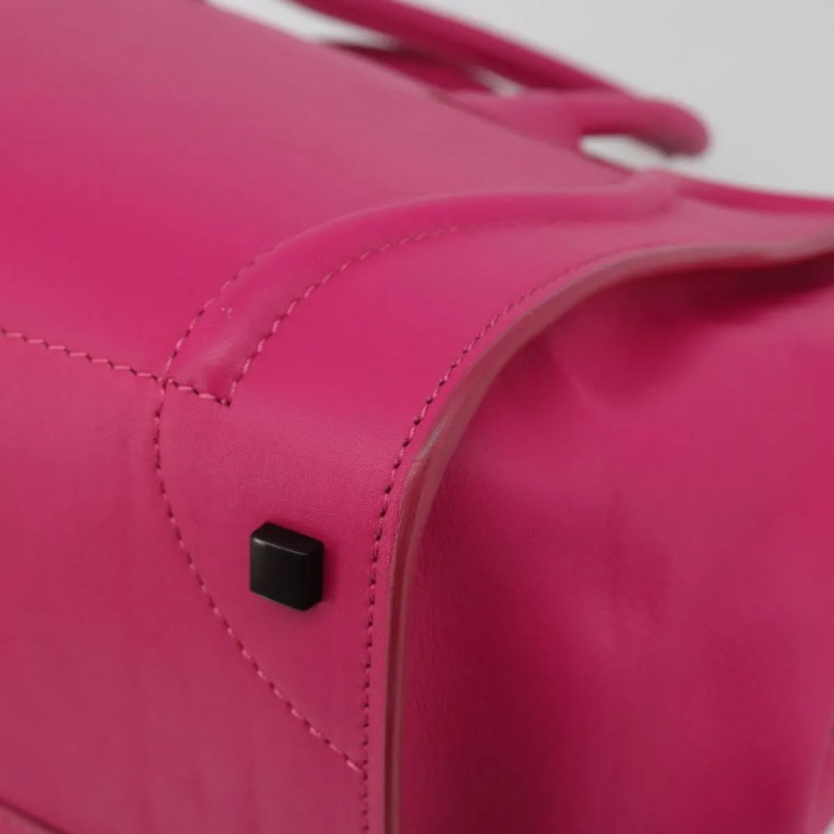 Celine Luggage Smooth Leather, Pink, Leather, Tote Bag