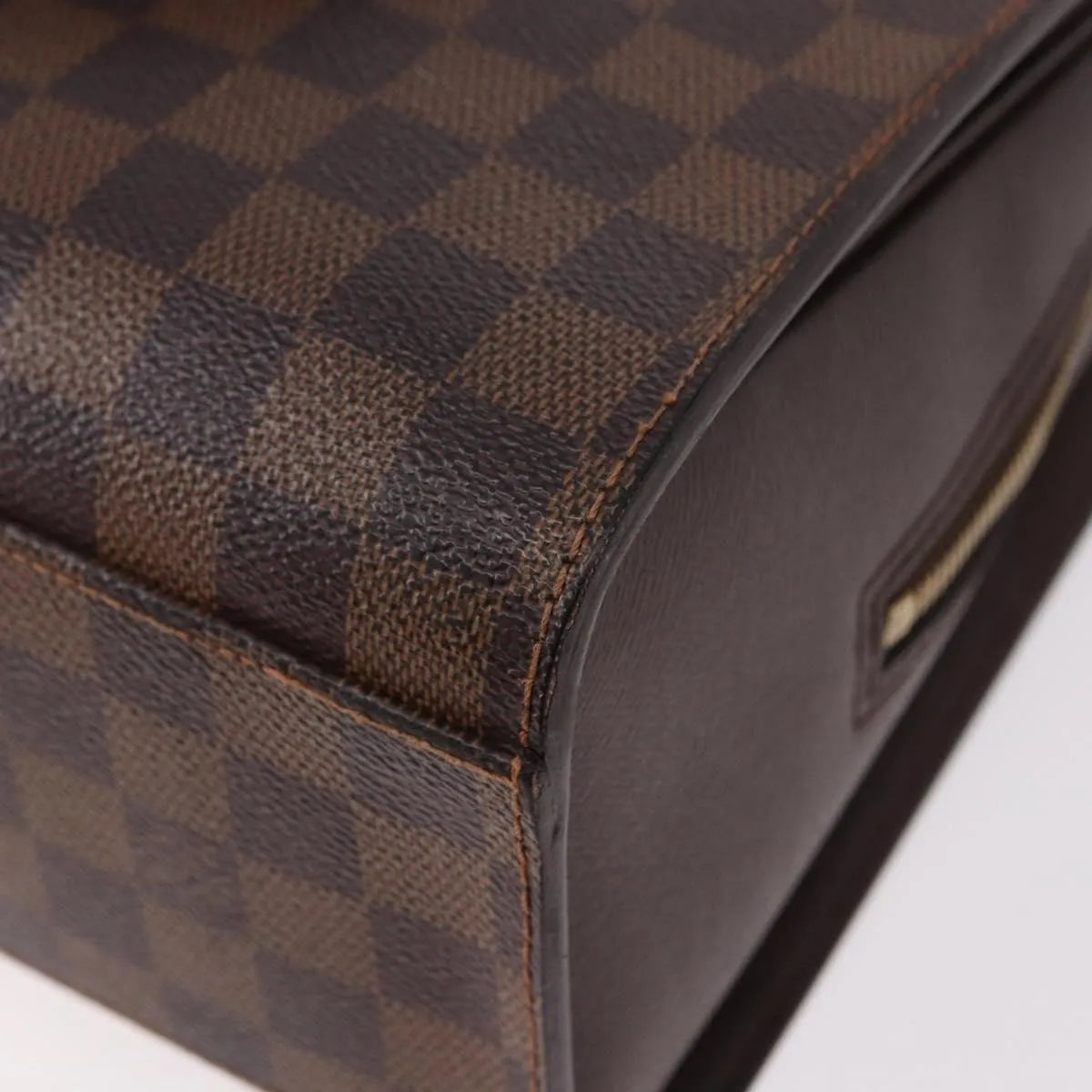 Louis Vuitton Triana Damier, Brown, Canvas, Handbag