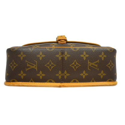 Louis Vuitton Sologne Monogram, Brown, Canvas, Shoulder Bag