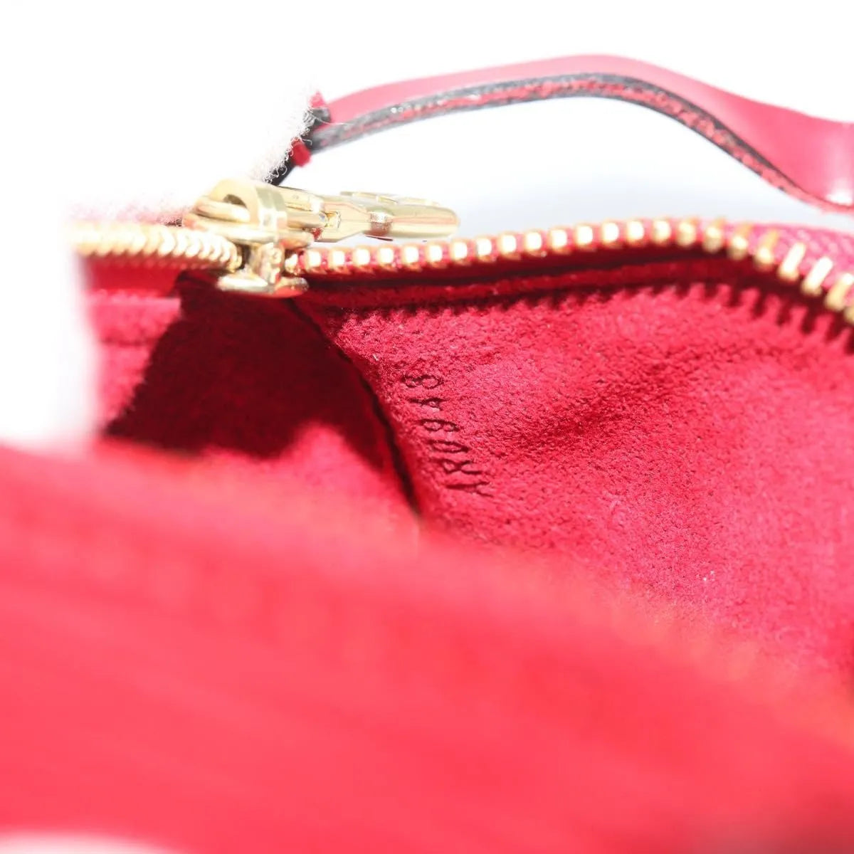 Louis Vuitton Soufflot Pochette Epi Leather, Red, Leather, Clutch