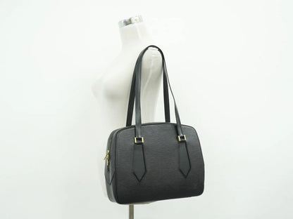 Louis Vuitton Voltaire Epi leather, Black, Leather, Shoulder Bag