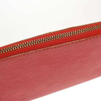 Louis Vuitton Pochette Accessoires Epi Leather, Red, Leather, Clutch