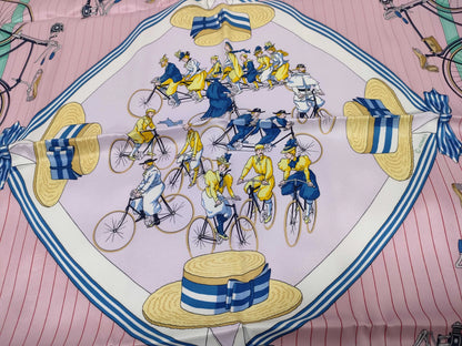 Hermes Carré 70 Silk, Pink, Silk, Scarf