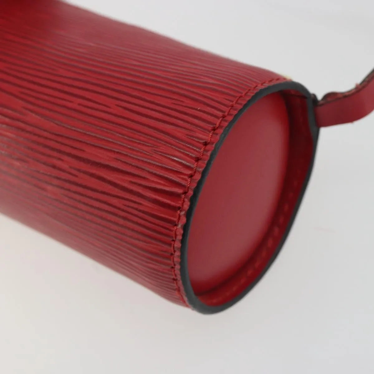 Louis Vuitton Soufflot Pochette Epi Leather, Red, Leather, Clutch