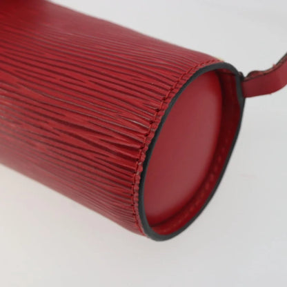 Louis Vuitton Soufflot Pochette Epi Leather, Red, Leather, Clutch