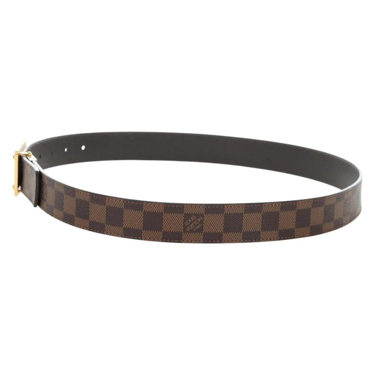Louis Vuitton Inventeur Belt Damier Ebene, Brown, Canvas, Belt