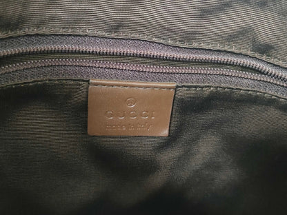 Gucci Jackie O GG Canvas with Leather, Beige, Canvas, Shoulder Bag