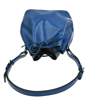 Louis Vuitton Petit Noe Epi Leather, Blue, Leather, Shoulder Bag