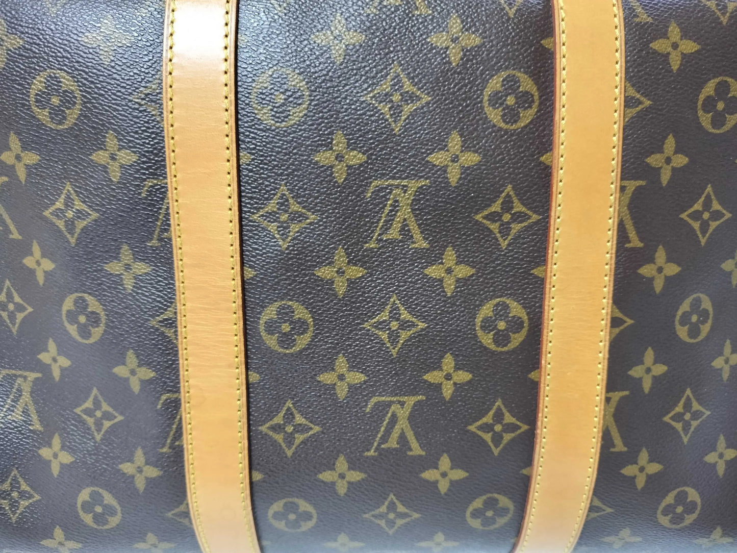 Louis Vuitton Keepall Monogram Canvas with LV Friends Patch, Brown, Canvas, Travel Bag
