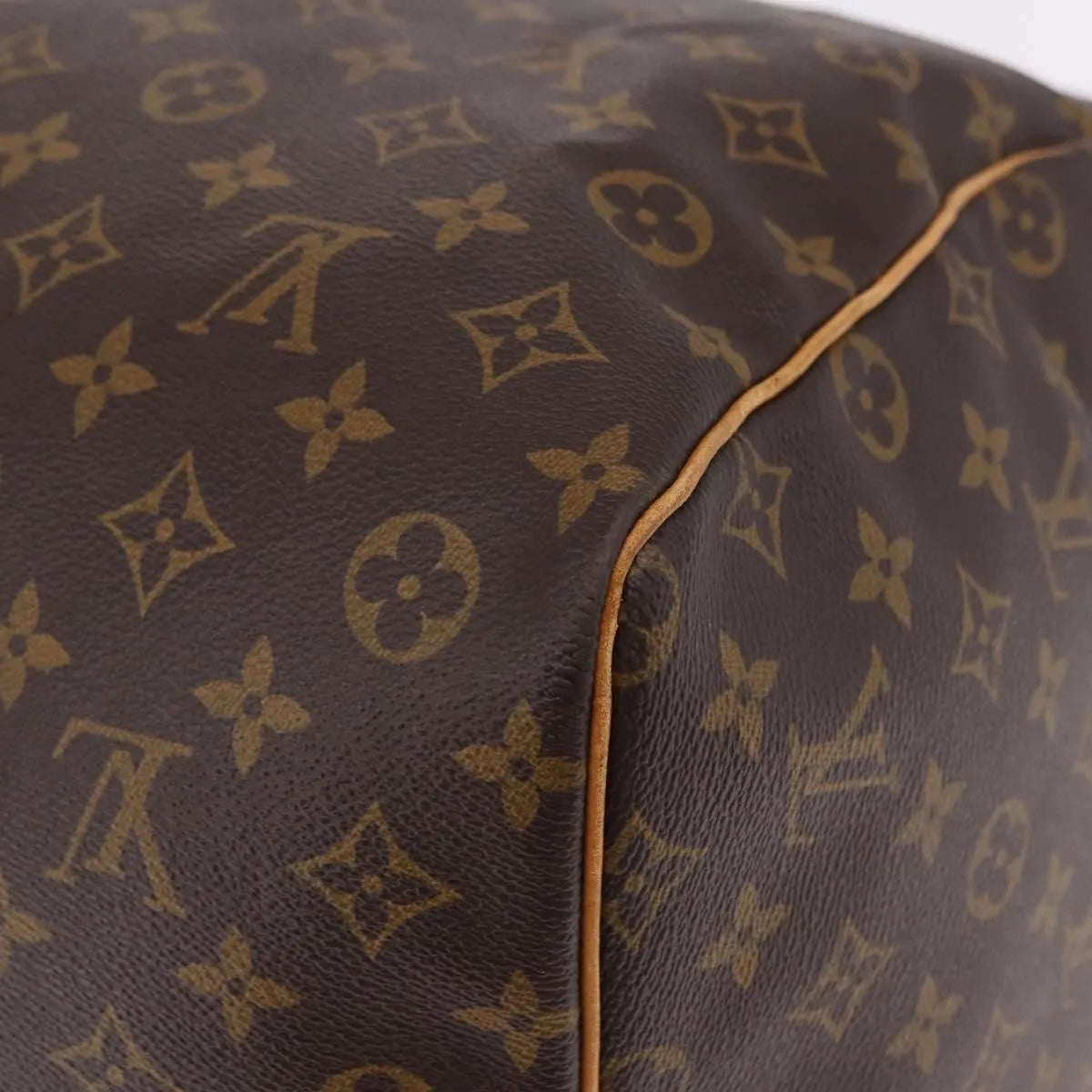 Louis Vuitton Keepall Monogram, Brown, Canvas, Travel Bag