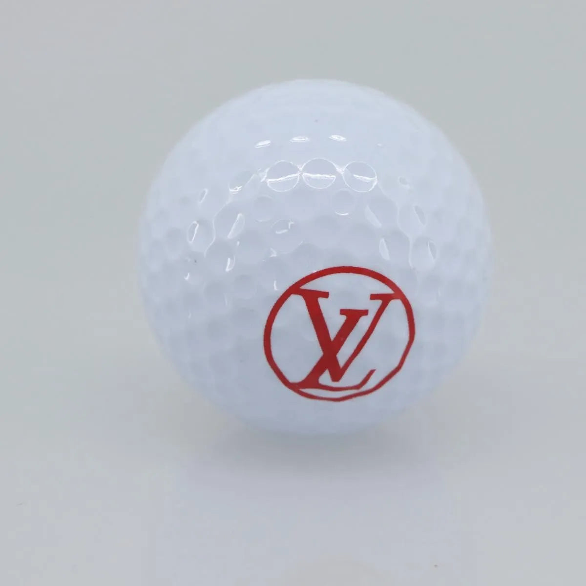 Louis Vuitton golf ball case monogram, Black, Canvas, Clutch