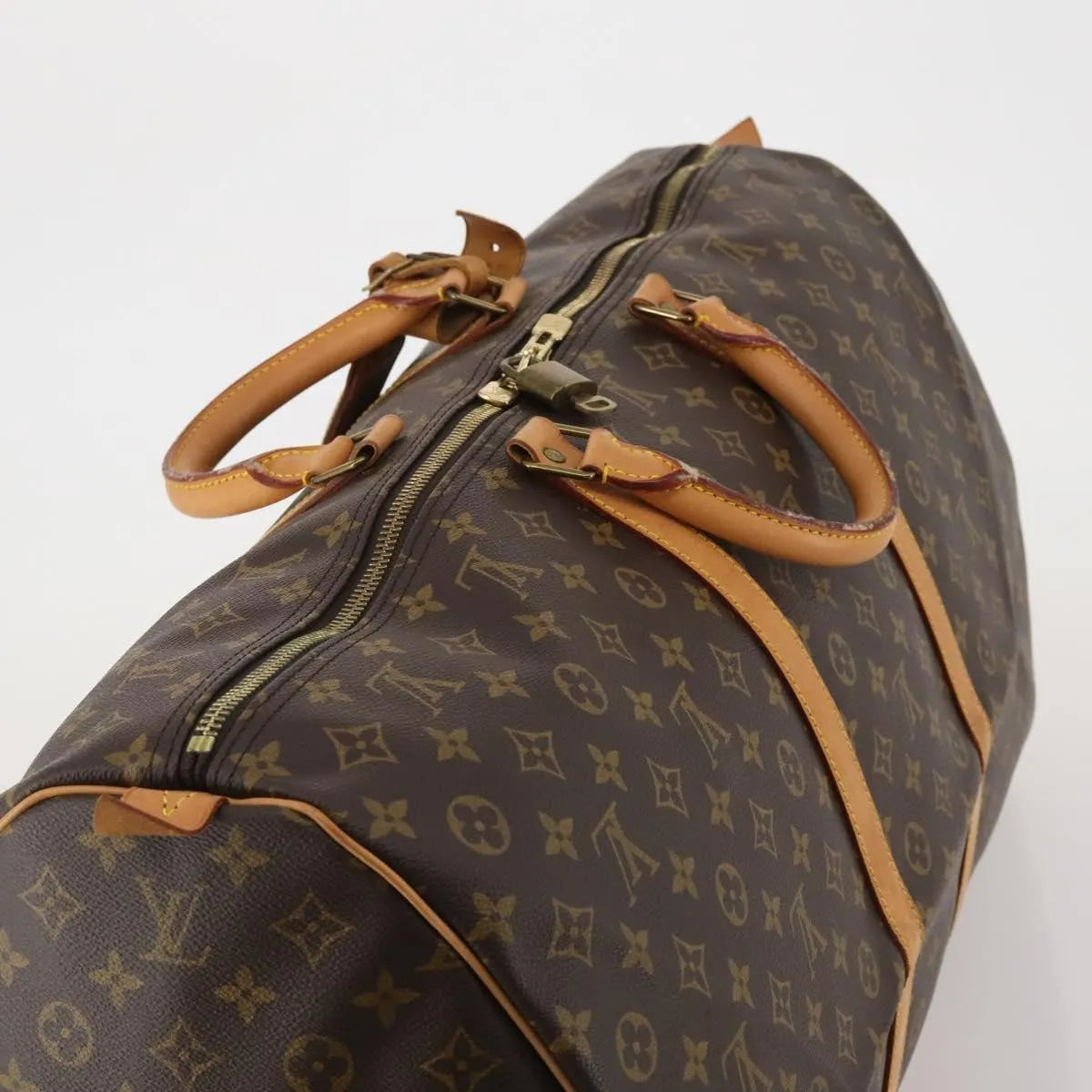 Louis Vuitton Keepall Monogram Canvas, Brown, Canvas, Travel Bag