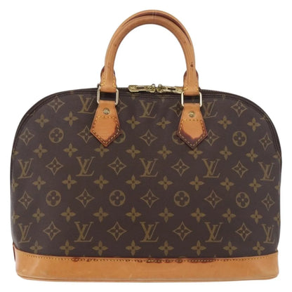 Louis Vuitton Vintage Alma Monogram Canvas, Brown, Canvas, Handbag