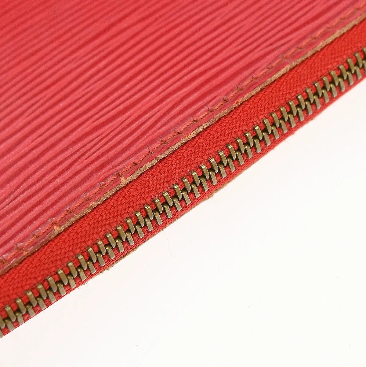 Louis Vuitton Pochette Accessoires Epi Leather, Red, Leather, Clutch