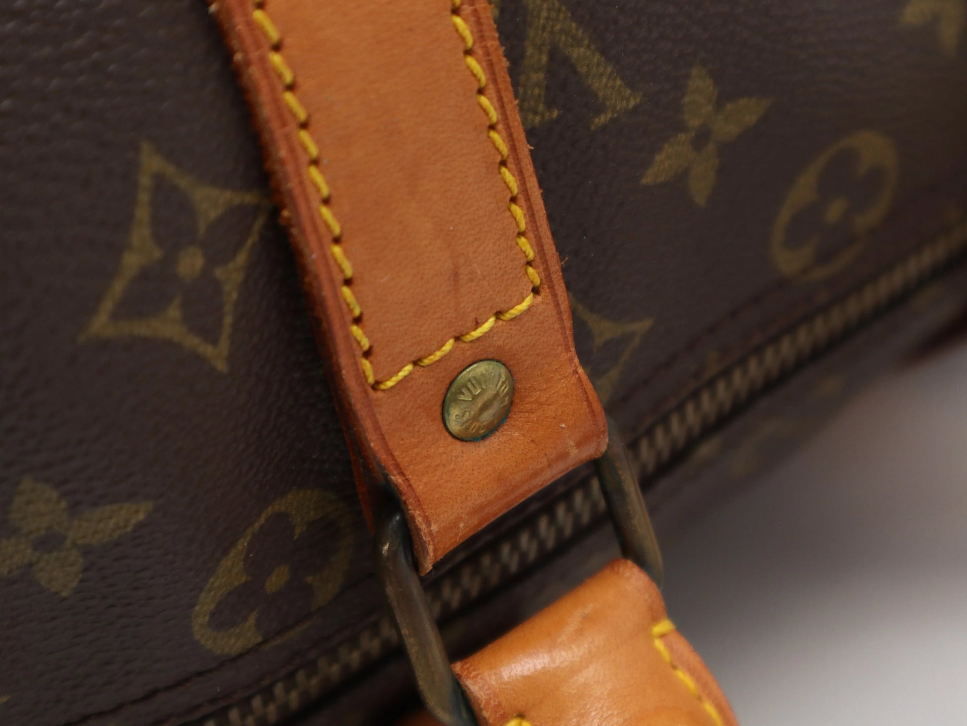 Louis Vuitton Keepall Monogram, Brown, Canvas, Travel Bag