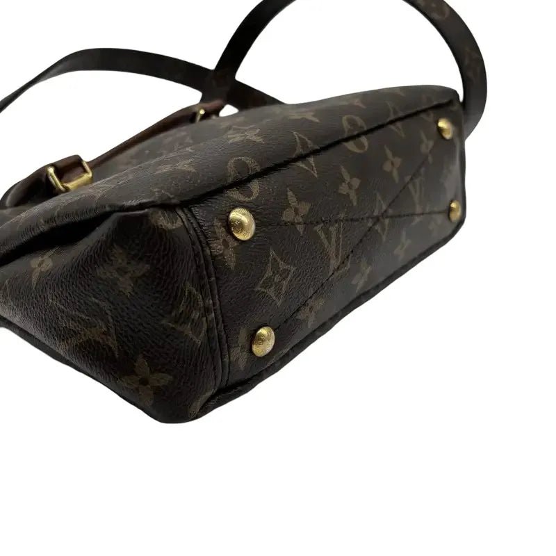 Louis Vuitton Pallas Tote Monogram Canvas with Leather, Brown, Canvas, Handbag