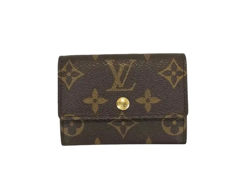 Louis Vuitton Porte-Monnaie Coin Purse Monogram Canvas, Brown, Canvas, Wallet