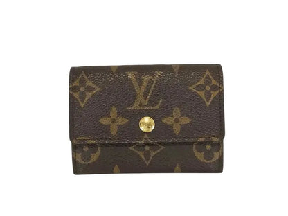 Louis Vuitton Porte-Monnaie Coin Purse Monogram Canvas, Brown, Canvas, Wallet
