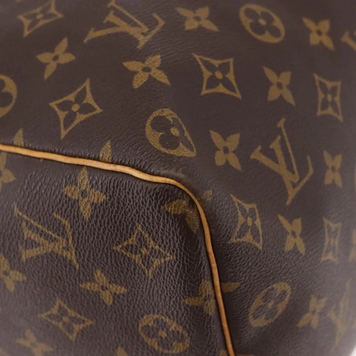 Louis Vuitton Keepall Monogram, Brown, Canvas, Travel Bag