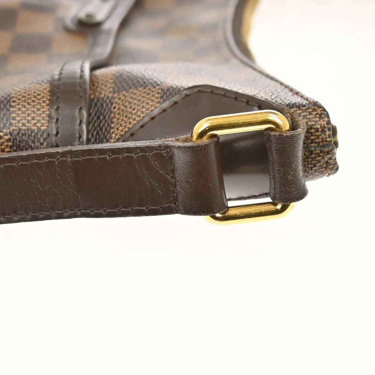 Louis Vuitton Bloomsbury Damier, Brown, Canvas, Shoulder Bag