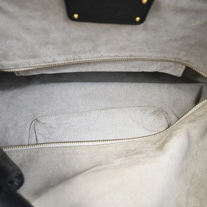 Loewe Anagram Logo Nappa Aire Hand Leather, Black, Leather, Handbag