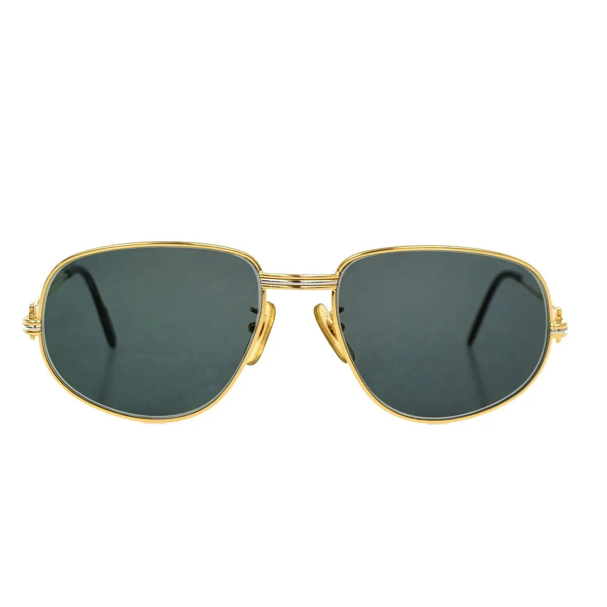 Cartier Romance Metal, Gold, Metal, Sunglasses