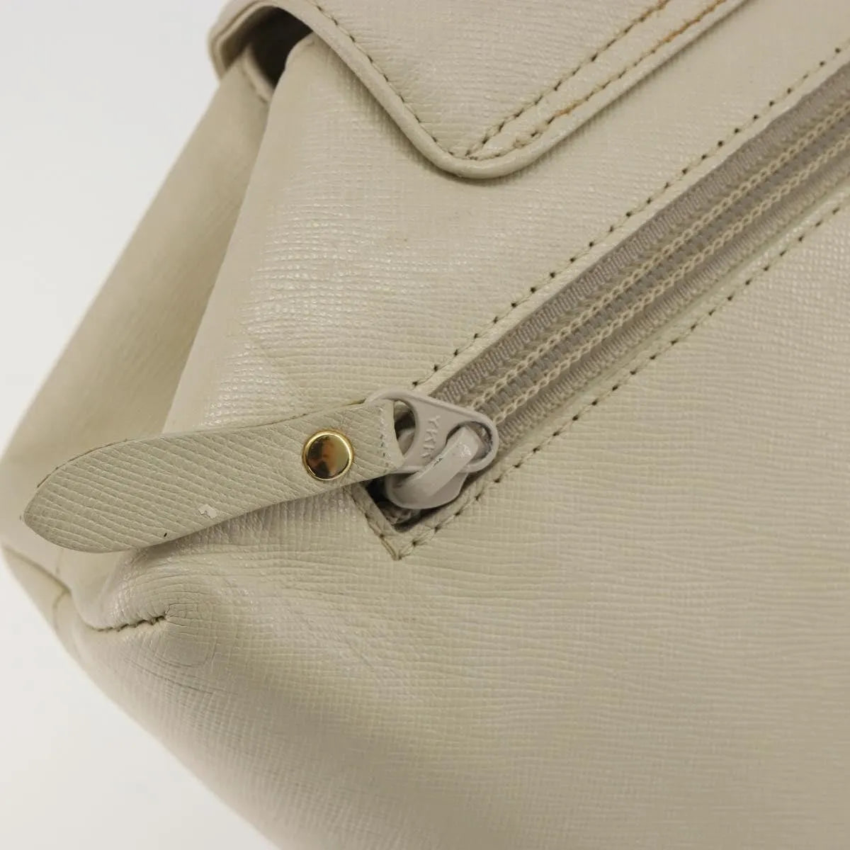 Givenchy Vintage Leather, White, Leather, Handbag