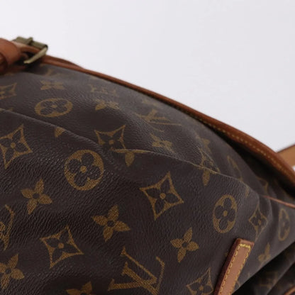 Louis Vuitton Saumur Monogram, Brown, Canvas, Shoulder Bag