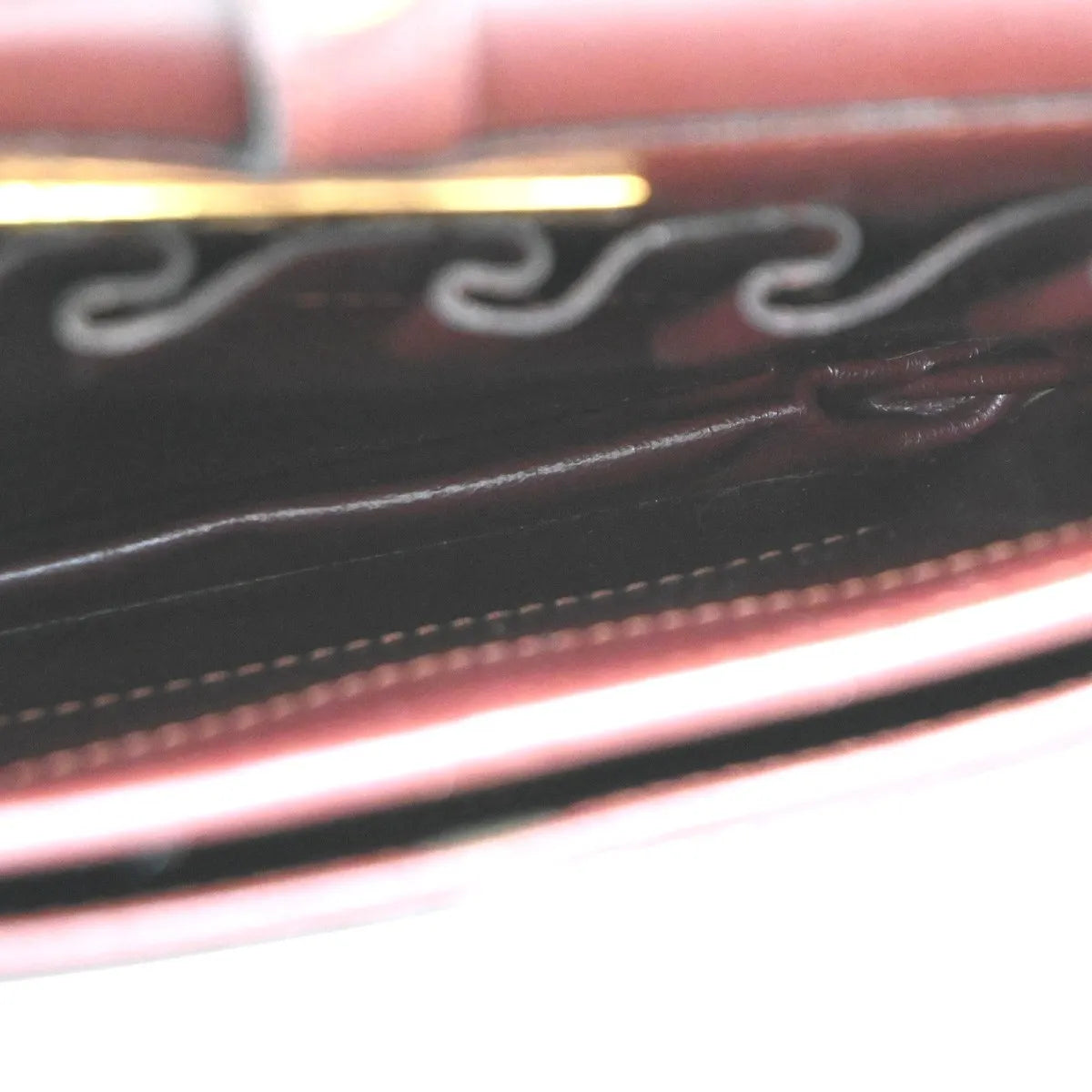 Cartier Must de Cartier Leather, Burgundy, Leather, Shoulder Bag