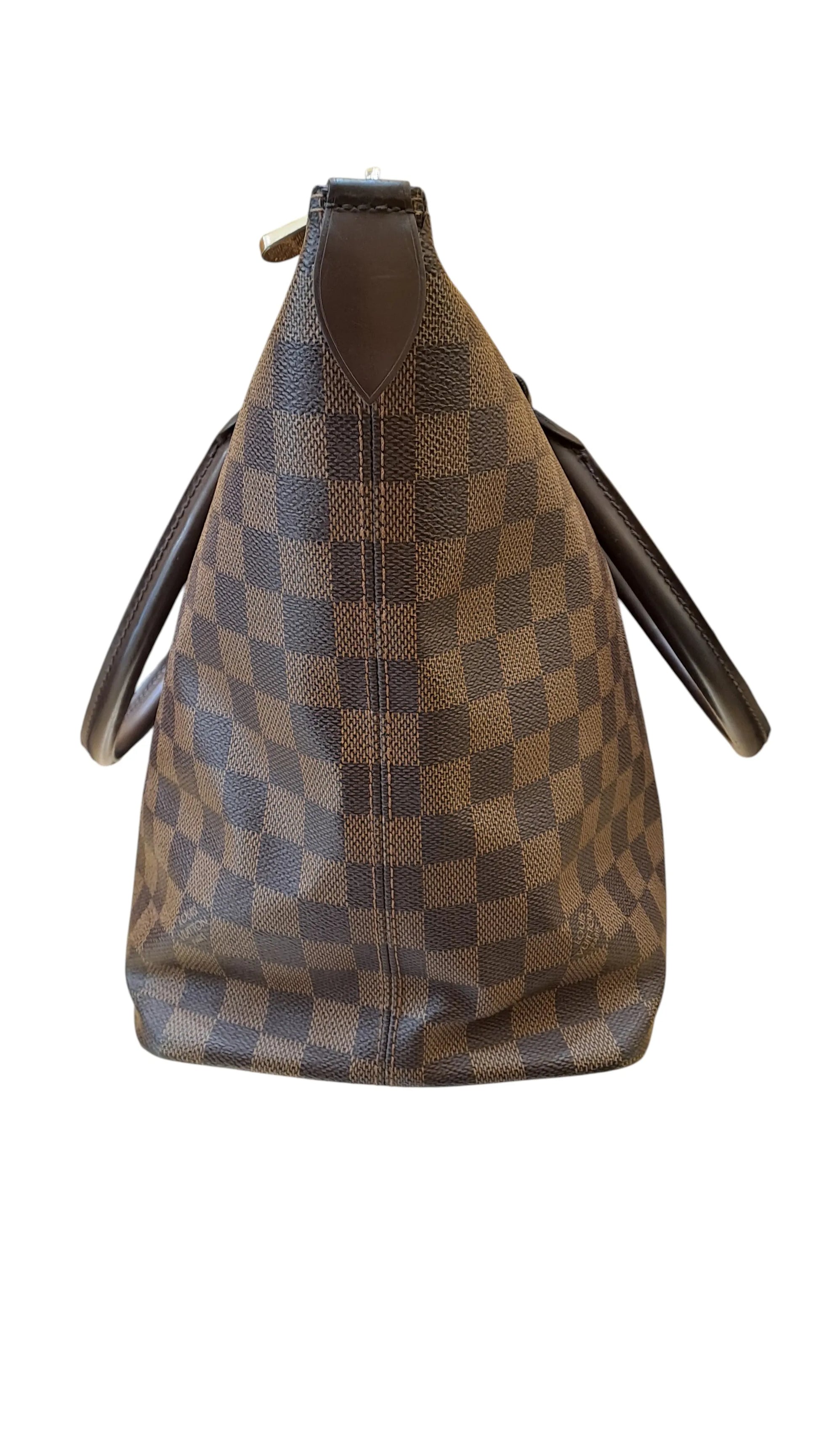 Louis Vuitton Saleya Damier, Brown, Leather, Tote Bag
