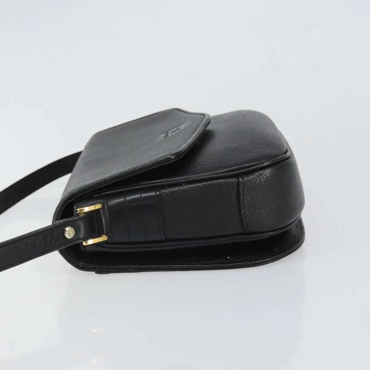 Burberry Vintage Leather, Black, Leather, Shoulder Bag