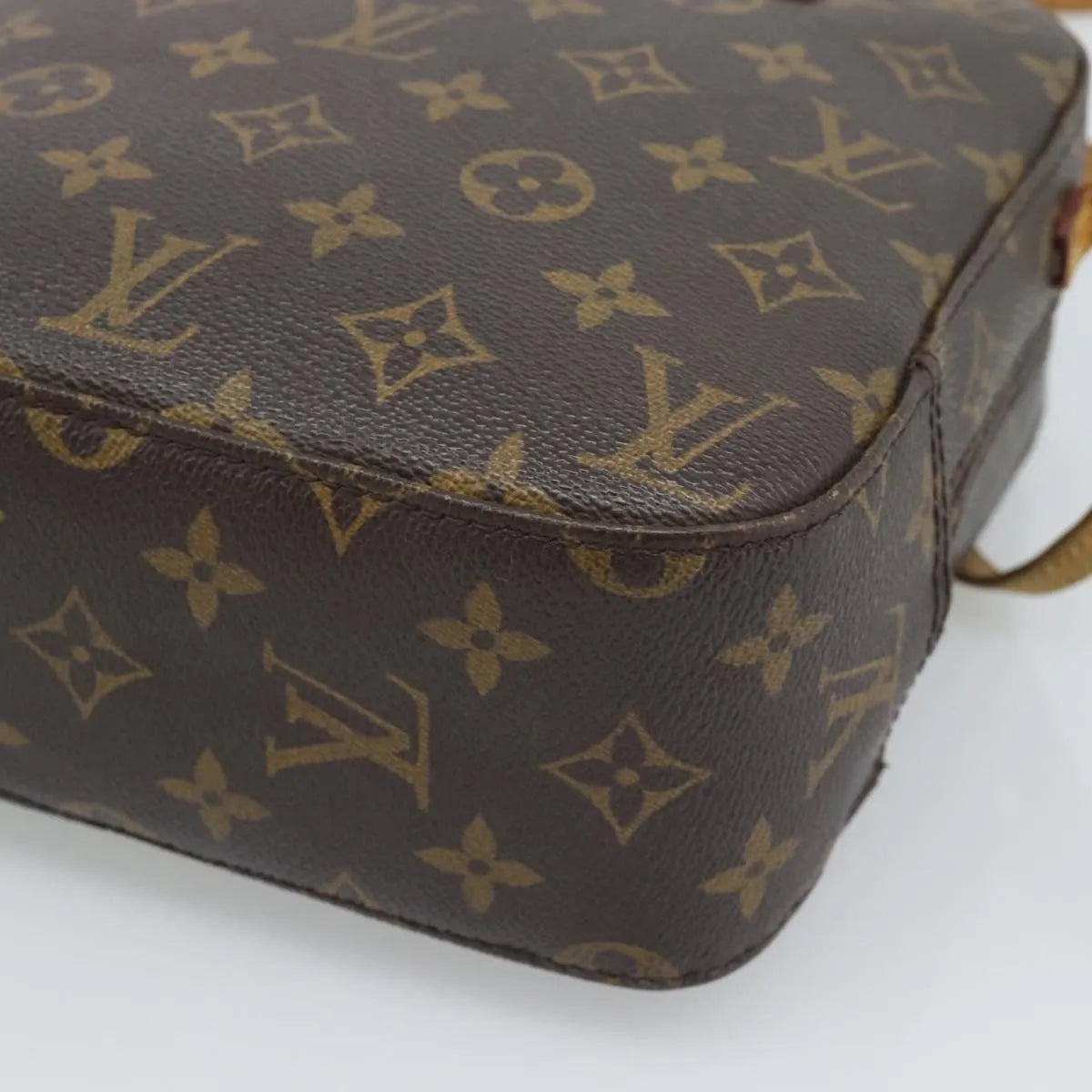 Louis Vuitton Spontini Monogram Canvas, Brown, Canvas, Handbag