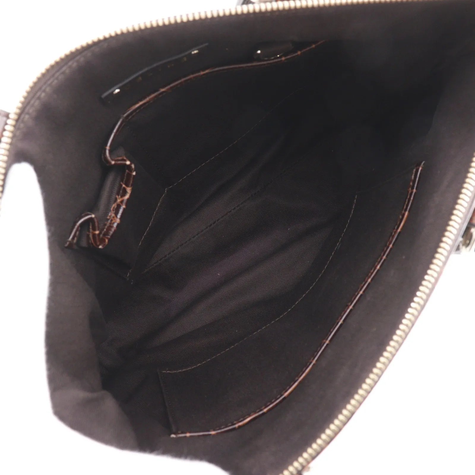 Celine Macadam Macadam with leather, Brown, Leather, Tote Bag